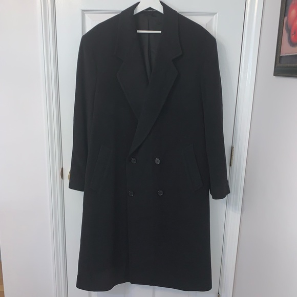 London Fog Other - Men’s black wool double breasted coat Towne By London fog